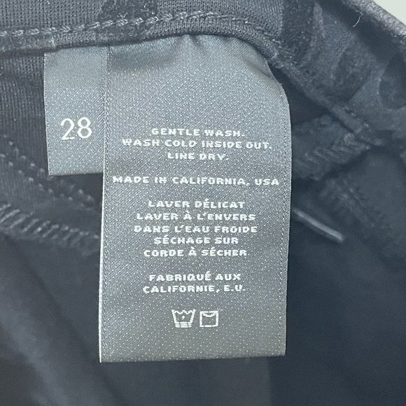 J BRAND Blackcat Velvet Animal Print Skinny Jeans sz 28 - Picture 10 of 11